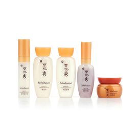 Sulwhasoo/雪花秀 基本五件套小样（水15ml+乳15ml+精华8ml+面霜5ml+眼霜）韩国进口 基本护理