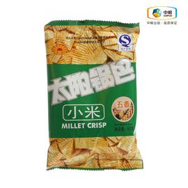 中粮 【中粮】太阳小米锅巴50g 五香味办公室零食特产锅巴五香味 袋装选黄小米 酥脆可口 越嚼越香 好吃不停嘴 