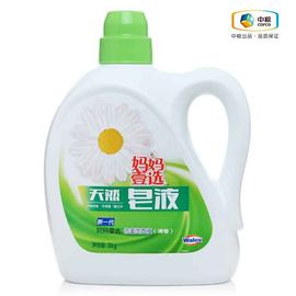 中粮 妈妈壹选倍柔洗衣液(天然皂液)清香3kg 洗护合一