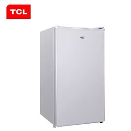 TCL 91L 单门小冰箱 家用小型电冰箱  办公居家便捷之选 节能静音 （灰色）BC-91RA