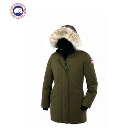 Canada Goose 加拿大鹅 Canada Goose VICTORIA系列 女士羽绒服 军绿色  洲际速买