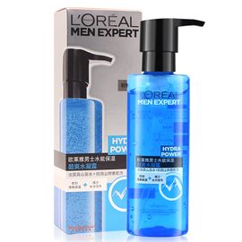 欧莱雅 LOREAL 男士水能保湿酷爽水凝露120ml（男士爽肤水 补水保湿 男士护肤 男士补水 爽肤水男）