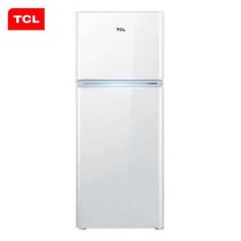 TCL 118升 小型双门电冰箱 LED照明 迷你节能 办公居家便捷之选 环保内胆 （芭蕾白）BCD-118KA9