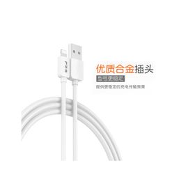 蜂助手  苹果数据线 iPhone6/7/8/X 充电线 iPad电源线  PVC壳- 珍珠白 1.0米  FZS-M101