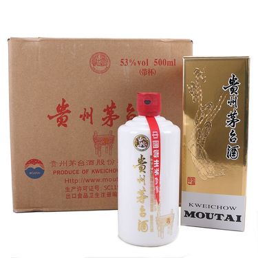 贵州茅台 歌德盈香 飞天茅台 豫鼎中原 酱香型白酒 43度 500ml*6 整箱