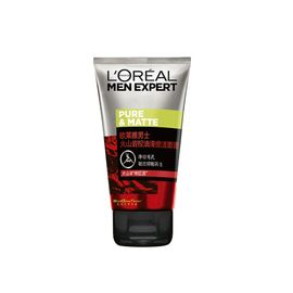 欧莱雅 LOREAL 男士火山岩控油清痘洁面膏150ml　洗面奶男 清洁毛孔 祛痘 男士洗面奶