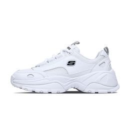 斯凯奇 Skechers女鞋新款D'lites熊猫鞋绑带复古运动鞋88888327