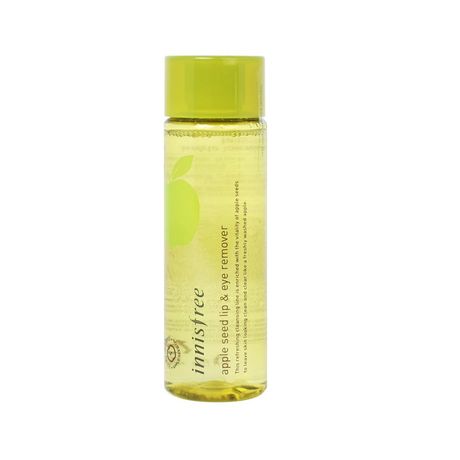 innisfree/悦诗风吟 青苹果凝萃眼唇卸妆水新版100ml 韩国进口 温和卸妆不刺激 海淘城海外专营店