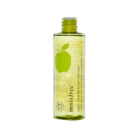 innisfree/悦诗风吟 青苹果凝萃眼唇卸妆水新版100ml 韩国进口 温和卸妆不刺激 海淘城海外专营店