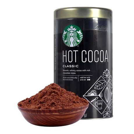 starbucks/星巴克 【2罐仅需139元】可可粉热巧克力粉朱古力粉 850g 美国进口 咖啡烘焙原料 小爷猪海外专营店