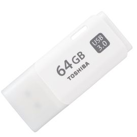 【现货速发】东芝（TOSHIBA）U盘64G 隼系列USB3.0迷你小巧 商务优盘 白色