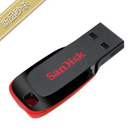 闪迪 〖现货闪发〗SanDisk 16GB U盘  酷刃 CZ50  黑红