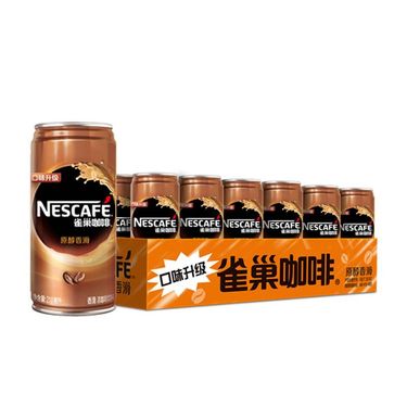 【易购】雀巢咖啡 香滑 咖啡210ml *24听 整箱