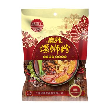 螺霸王螺蛳粉麻辣味315g广西柳州特产螺蛳粉方便面粉（煮食）米线 速食