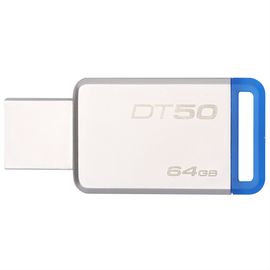 金士顿（Kingston）USB3.1兼容usb3.0、2.0 极速 64GB 金属U盘 DT50