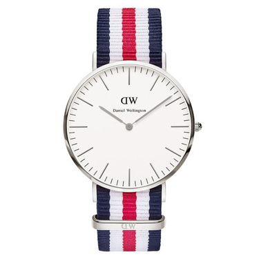 Daniel Wellington 丹尼尔·惠灵顿 DW男士腕表 英伦风格系列 尼龙表带 表盘直径40mm