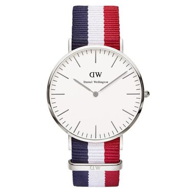 Daniel Wellington 丹尼尔·惠灵顿 DW男士腕表 英伦风格系列 尼龙表带 表盘直径40mm