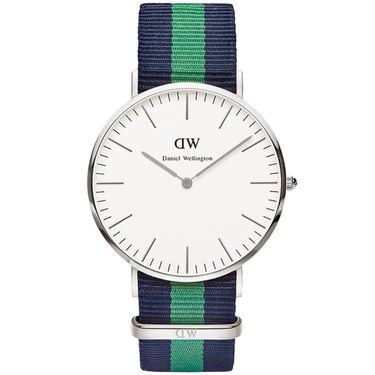 Daniel Wellington 丹尼尔·惠灵顿 DW男士腕表 英伦风格系列 尼龙表带 表盘直径40mm